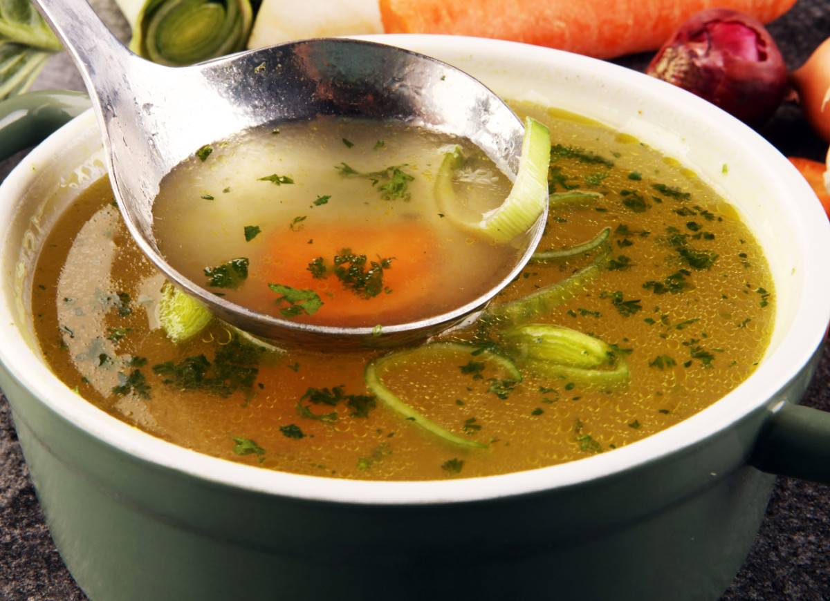 Rosół z imbirem