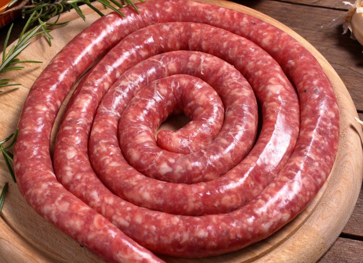 Włoska kiełbasa na metry
