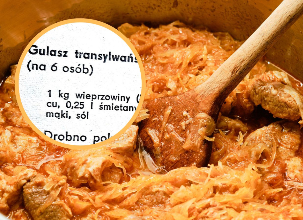 gulasz transylwański z kiszoną kapustą