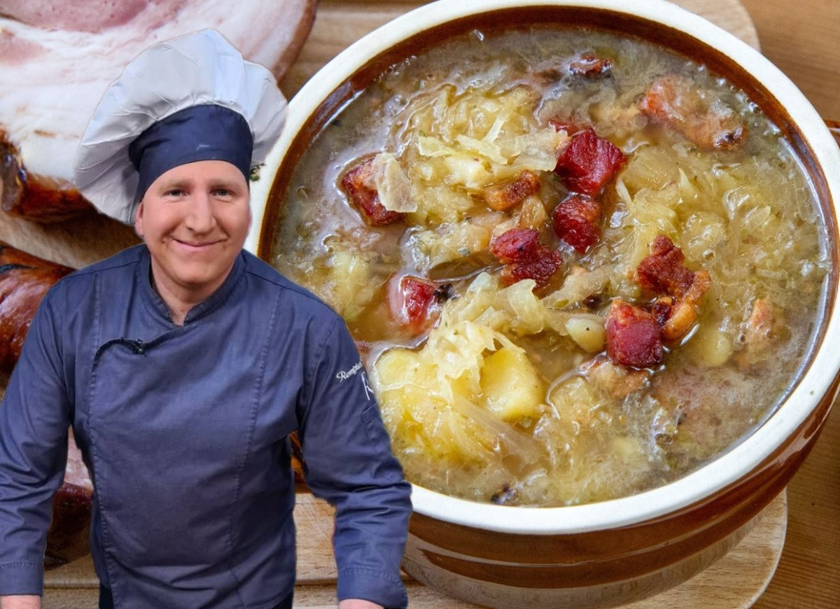 kapuśniak z prażuchami Rączki