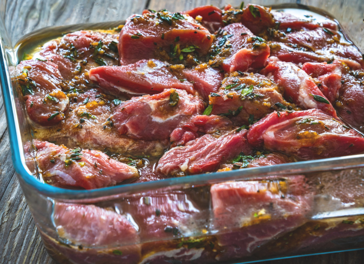 policzki wieprzowe w marynacie