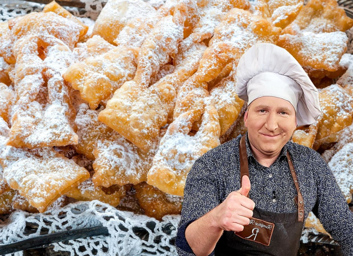 ciasto na faworki Remigiusza Rączki