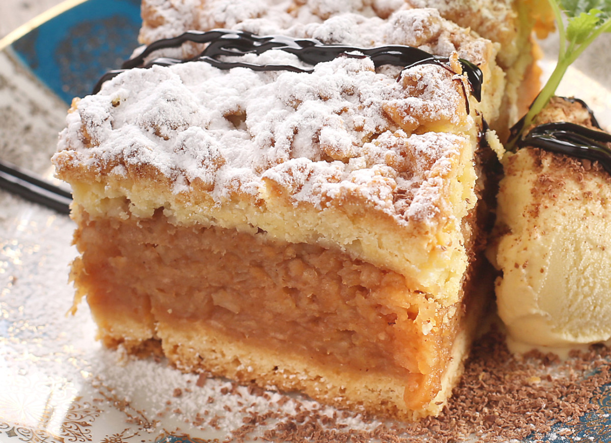 Jabłka do szarlotki z budyniem