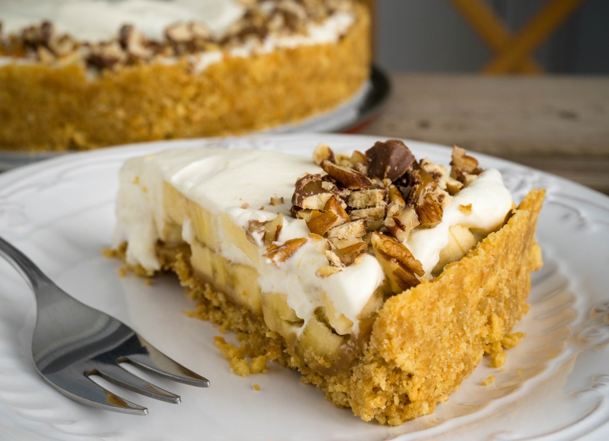 kajmakowe kruche ciasto banoffee