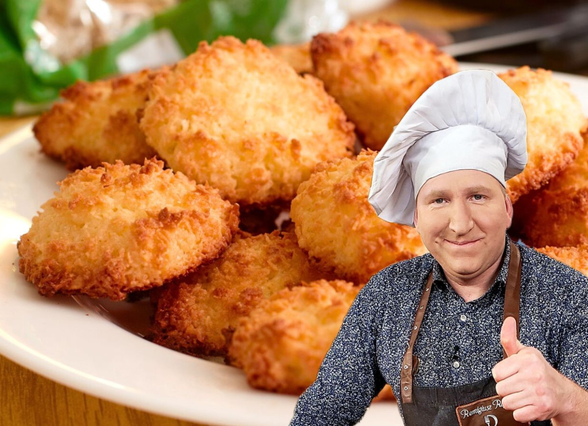 kokosanki z białek - przepis Remigiusza Rączki