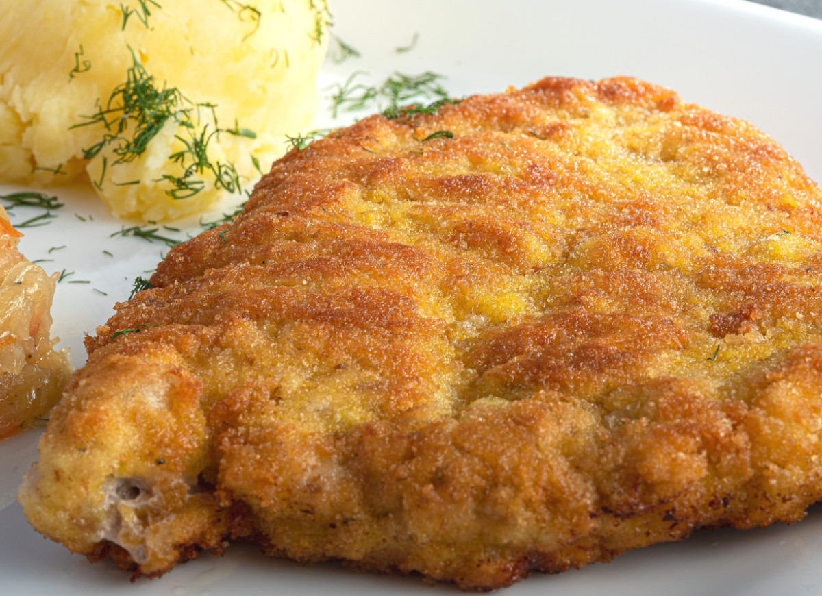 Kotlet schabowy z musztardą