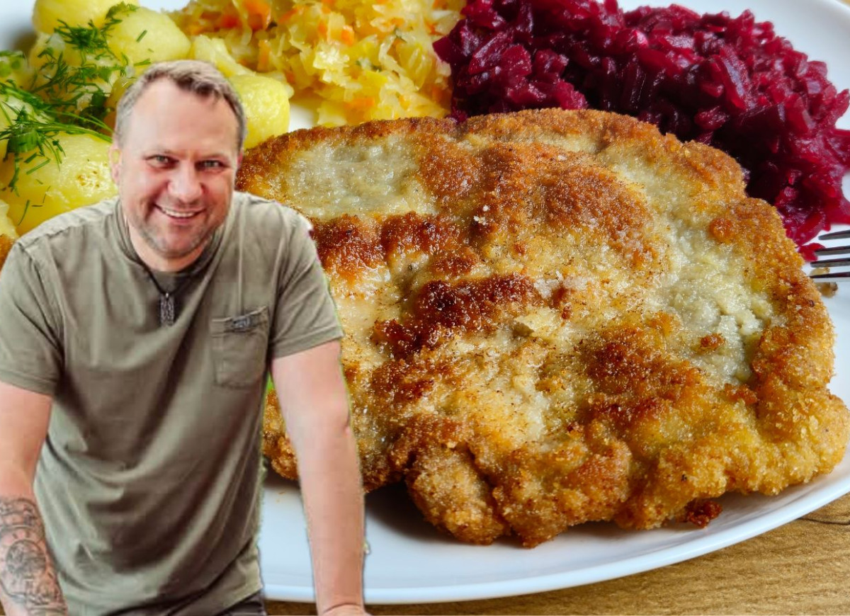 podwójny kotlet schabowy Strzelczyka