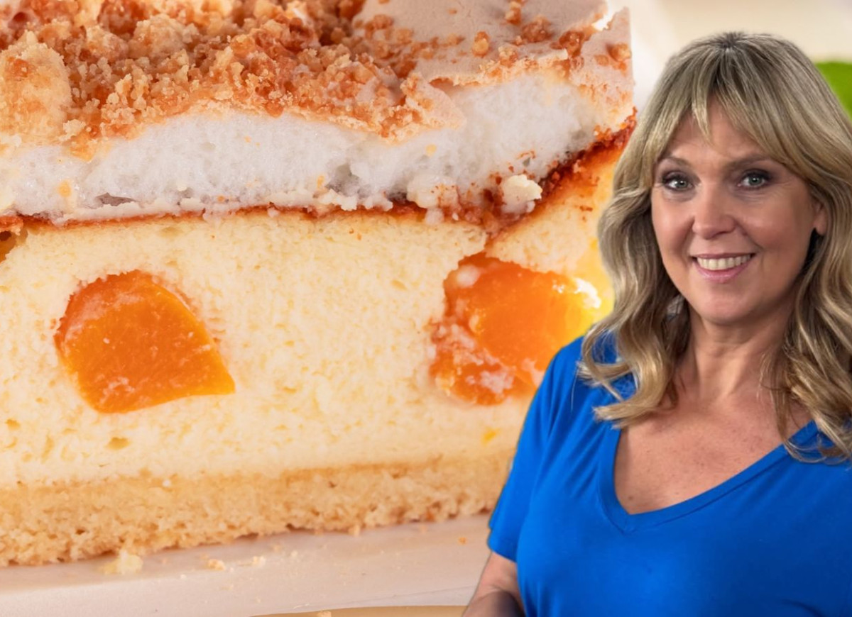 sernik z brzoskwiniami Ewa Wachowicz