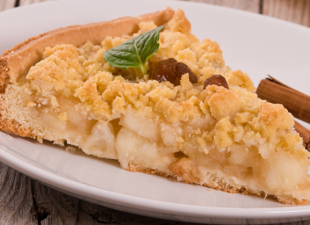 szarlotka na bardzo kruchym cieście