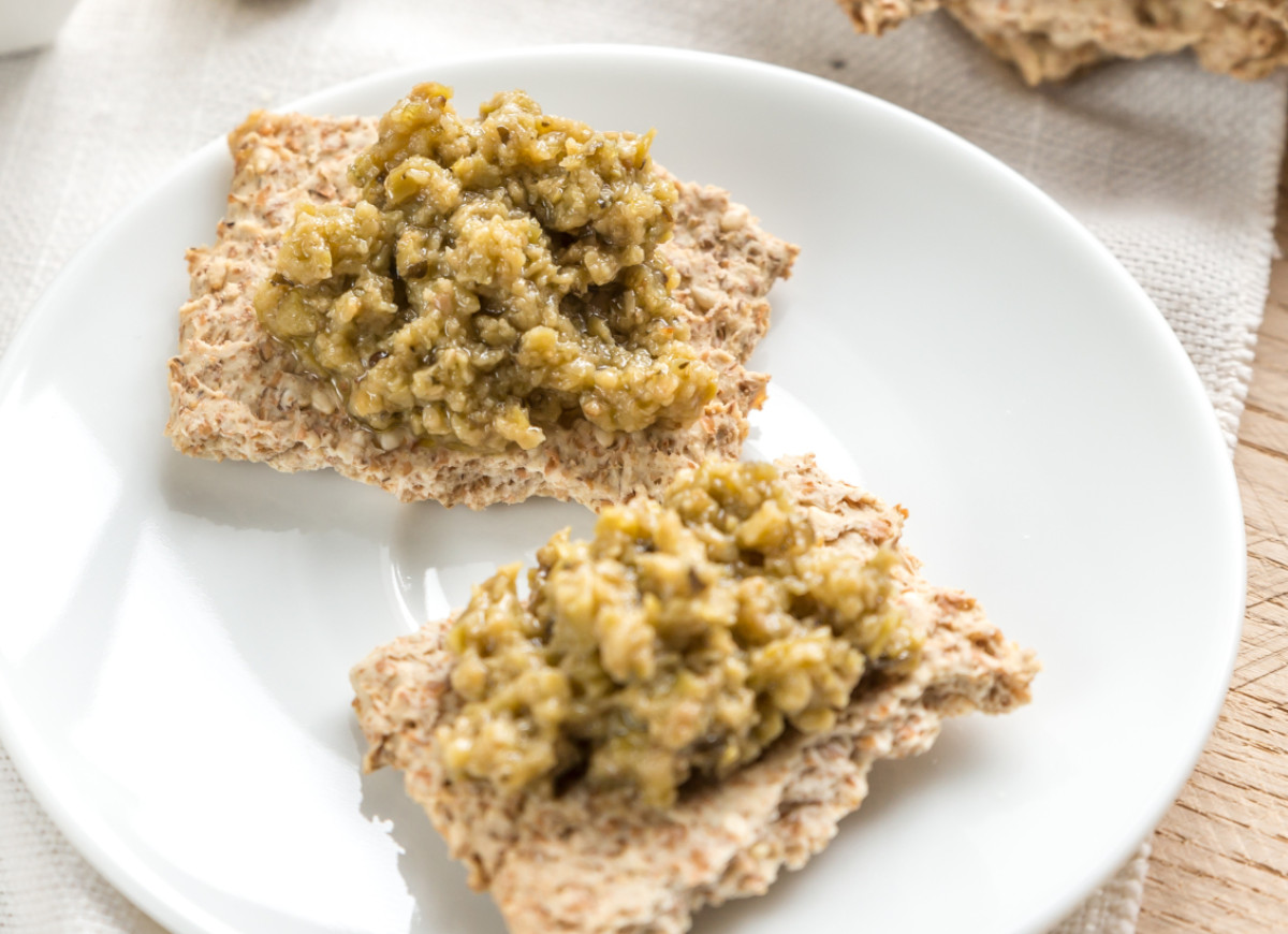 pasta z zielonych oliwek