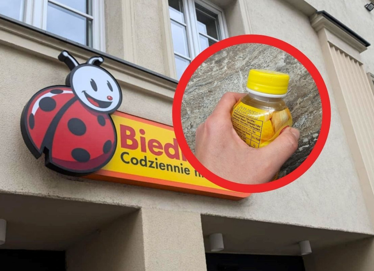 sok cytrynowo-imbirowy z Biedronki