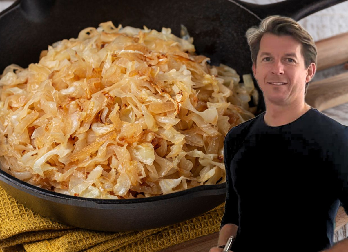 zasmażana kapusta z miodem Okrasy