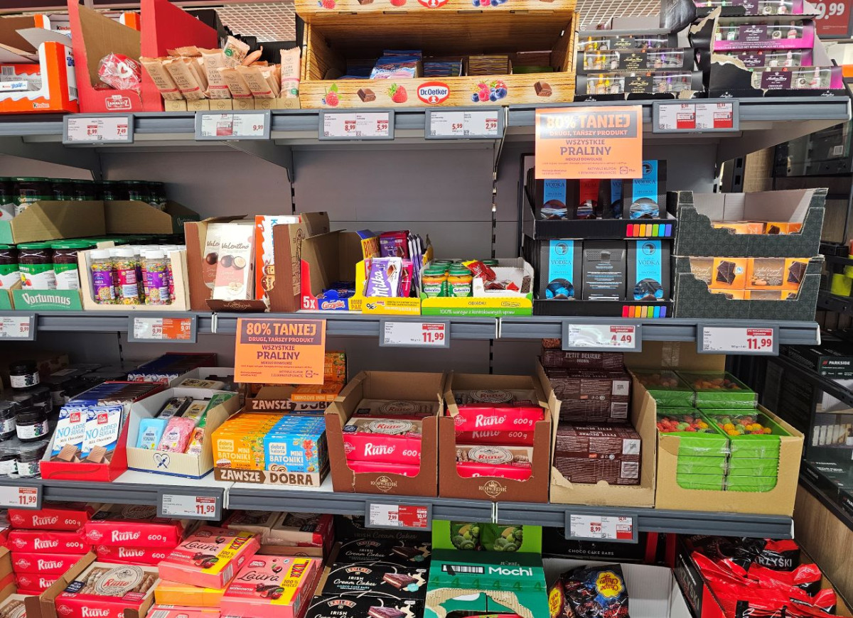 żelki malinki z Lidla