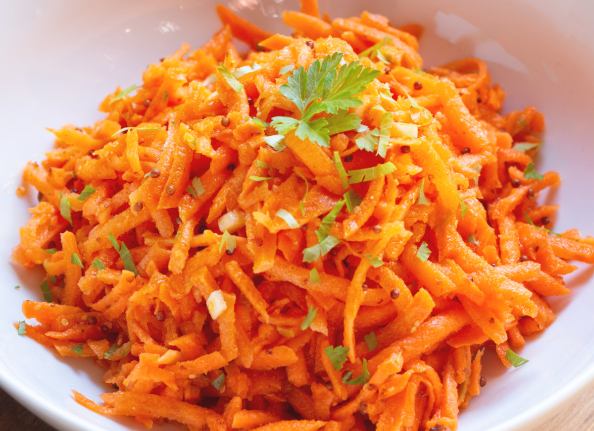 Francuska surówka z marchewki