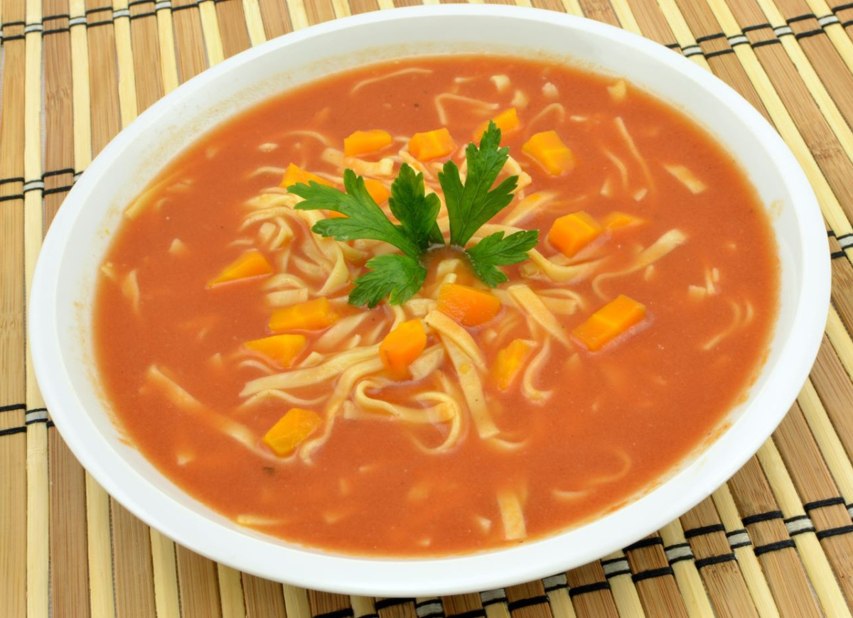 zupa pomidorowa z serkiem wiejskim