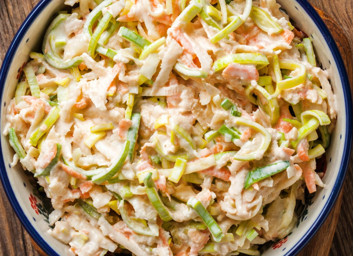 5-minutowa surówka z pora