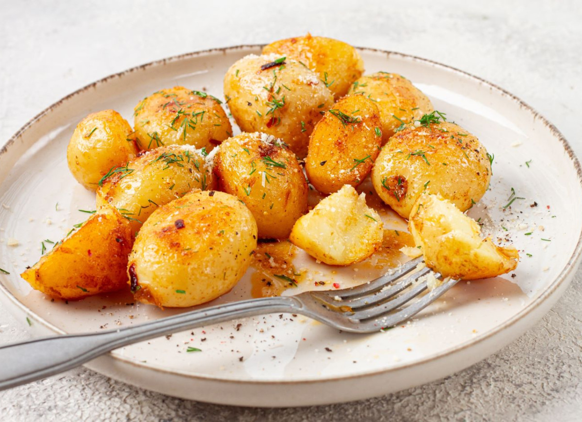 ziemniaki pieczone w soli