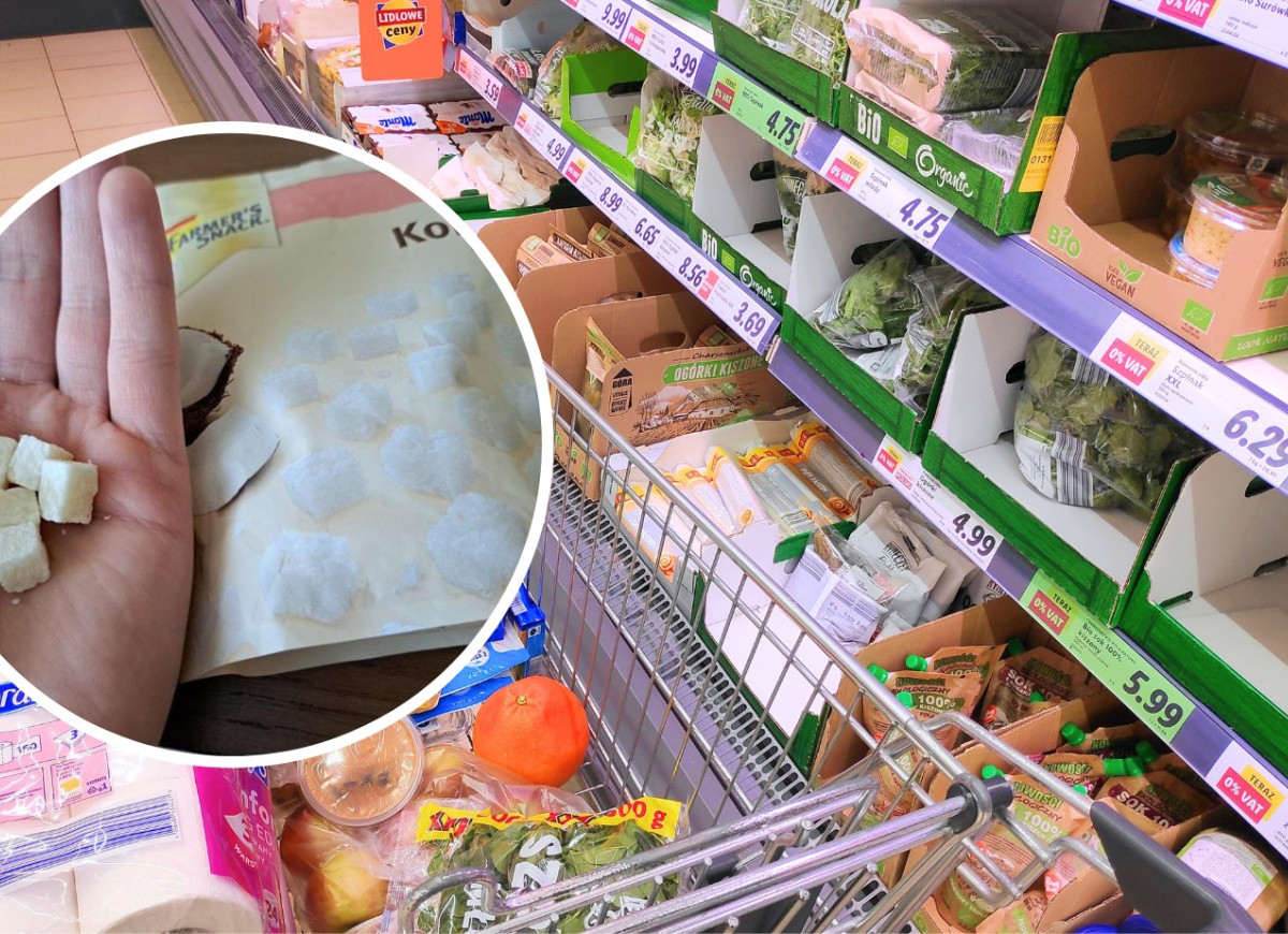 kostki kokosowe z Lidla