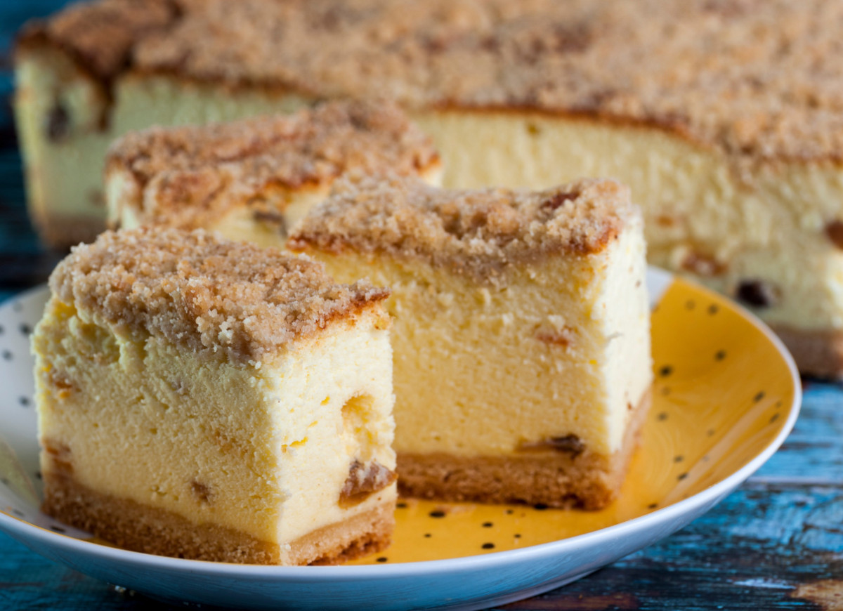 sernik budyniowy - sernik z sera z wiaderka