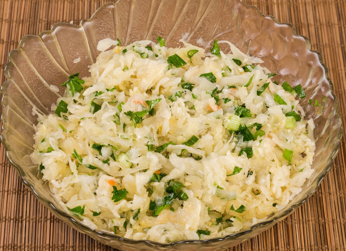 surówka z kapusty kiszonej