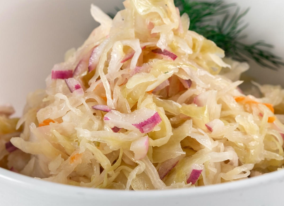 surówka z kapusty kiszonej