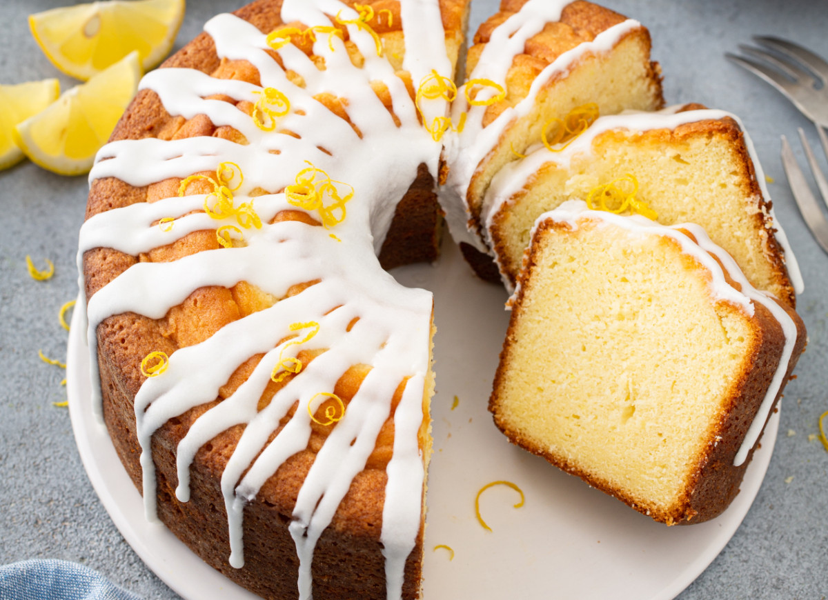 Babka twarogowa z cytryną