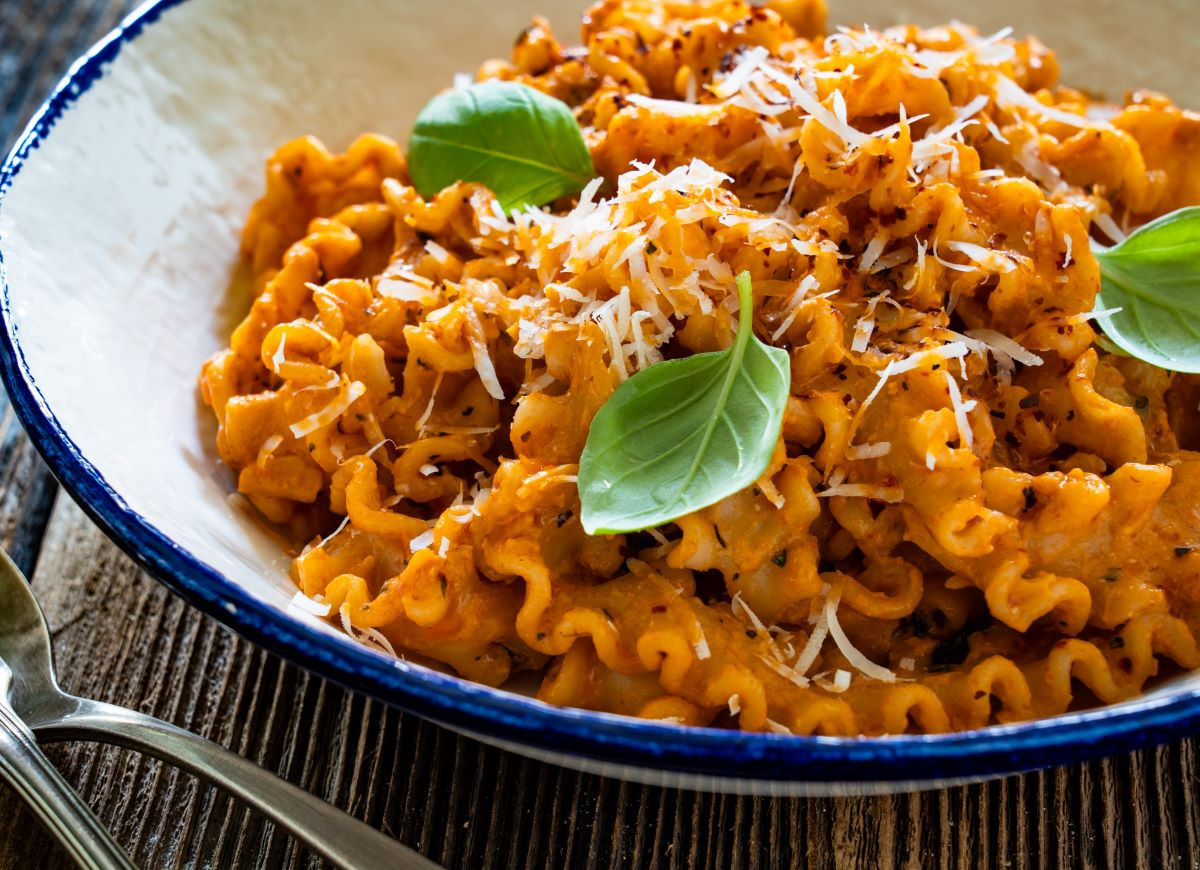 makaron z boskim sosem jak z włoskiej restauracji