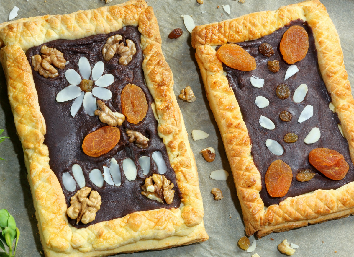 mazurek na cieście francuskim