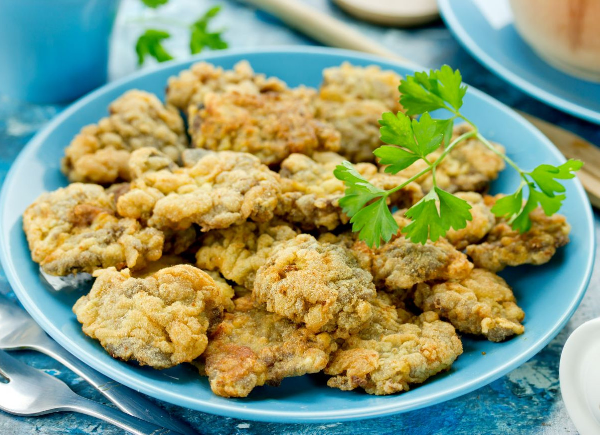 wątróbka smażona w panierce