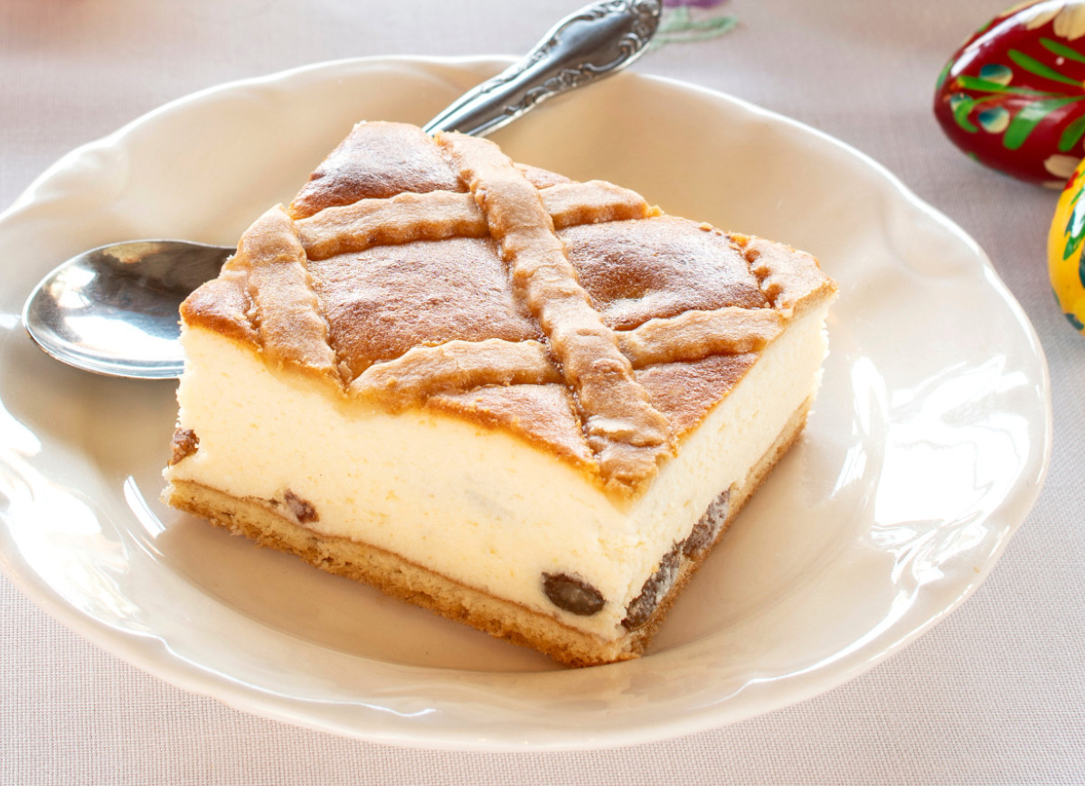 babciny sernik krakowski z kratką