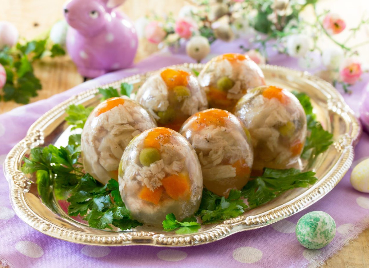 jak zrobić galaretkę wielkanocną w kształcie jajek