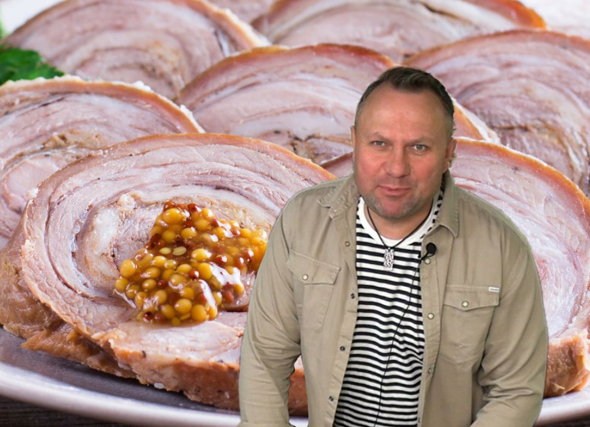 rolada z karkówki i indyka Strzelczyka