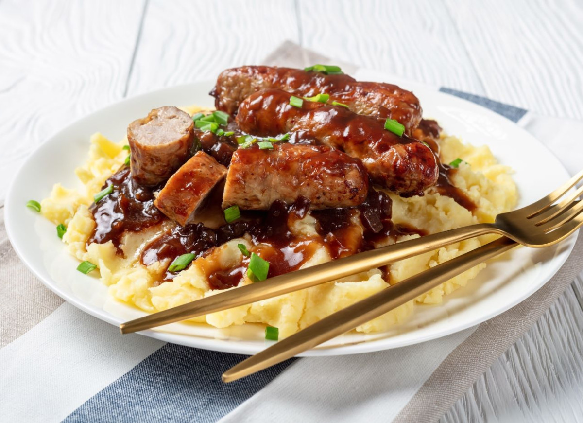 bangers and mash