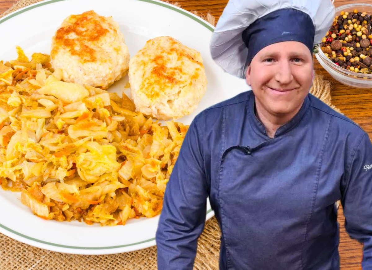 kotlety byczyńskie z młodą kapustą Rączki