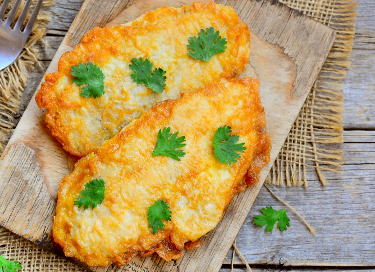 kotlety schabowe w pianie z białek