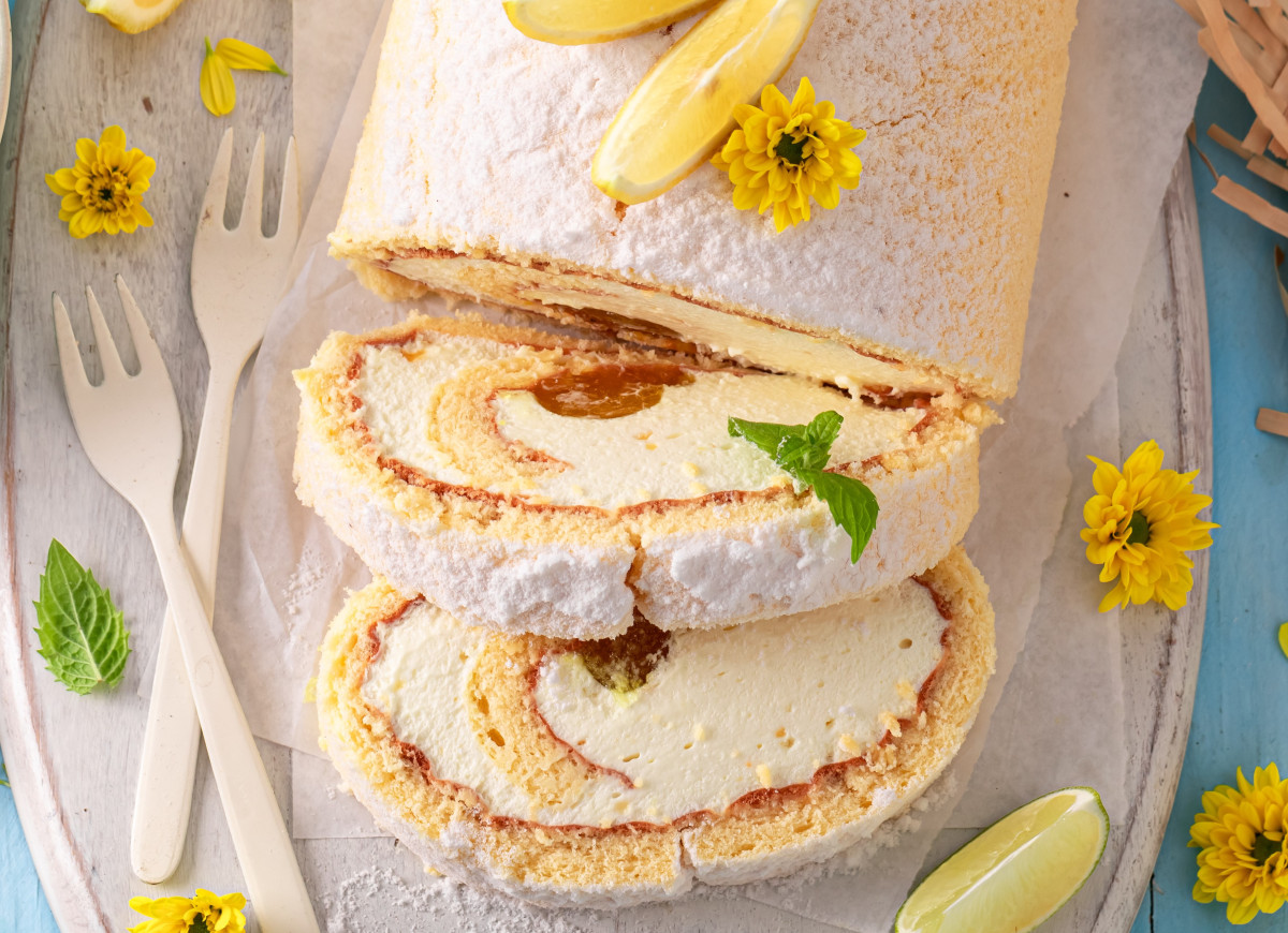 lekka rolada na wiosnę