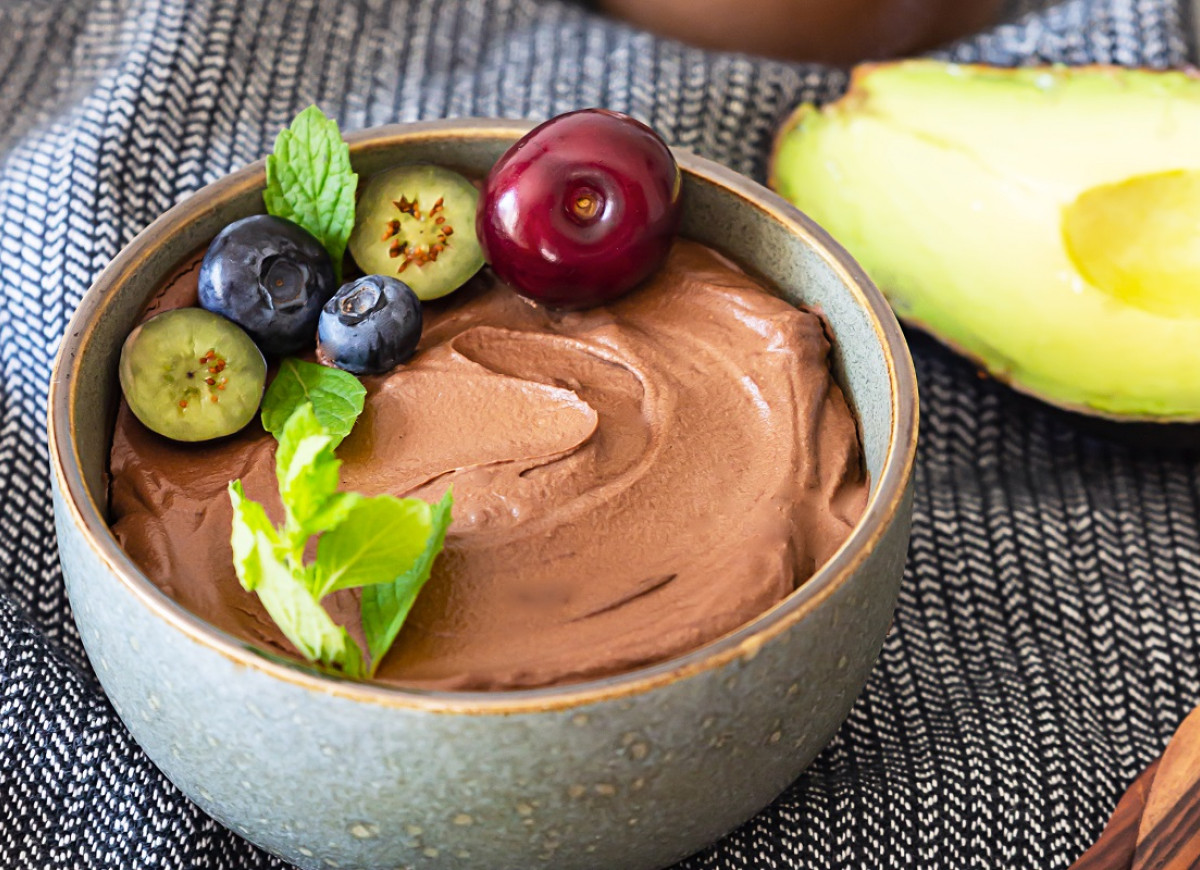 mus czekoladowy z awokado