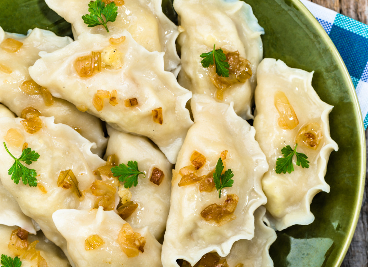 Pierogi z białej kapusty