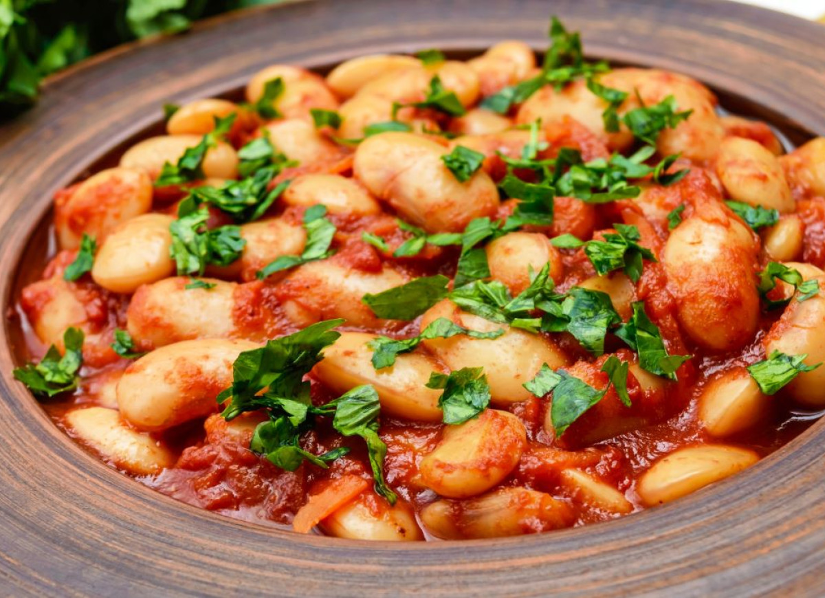 fasola piękny jaś po włosku z porem