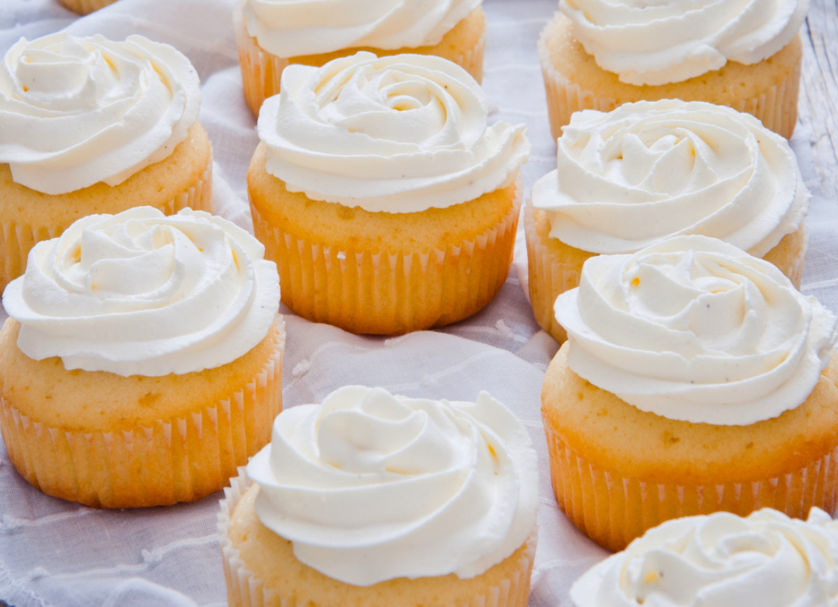 Kefirowe muffinki z kremem