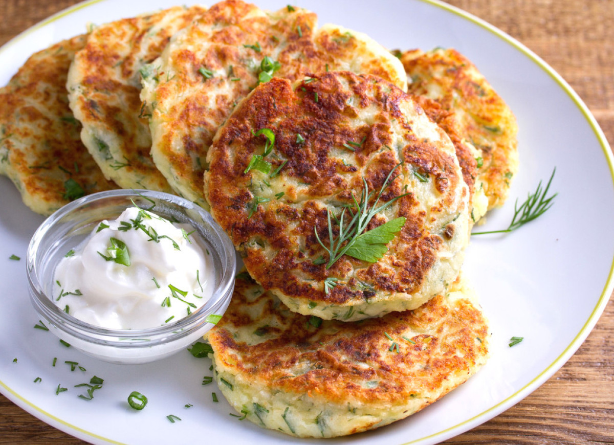 Kotlety ziemniaczane z kapustą