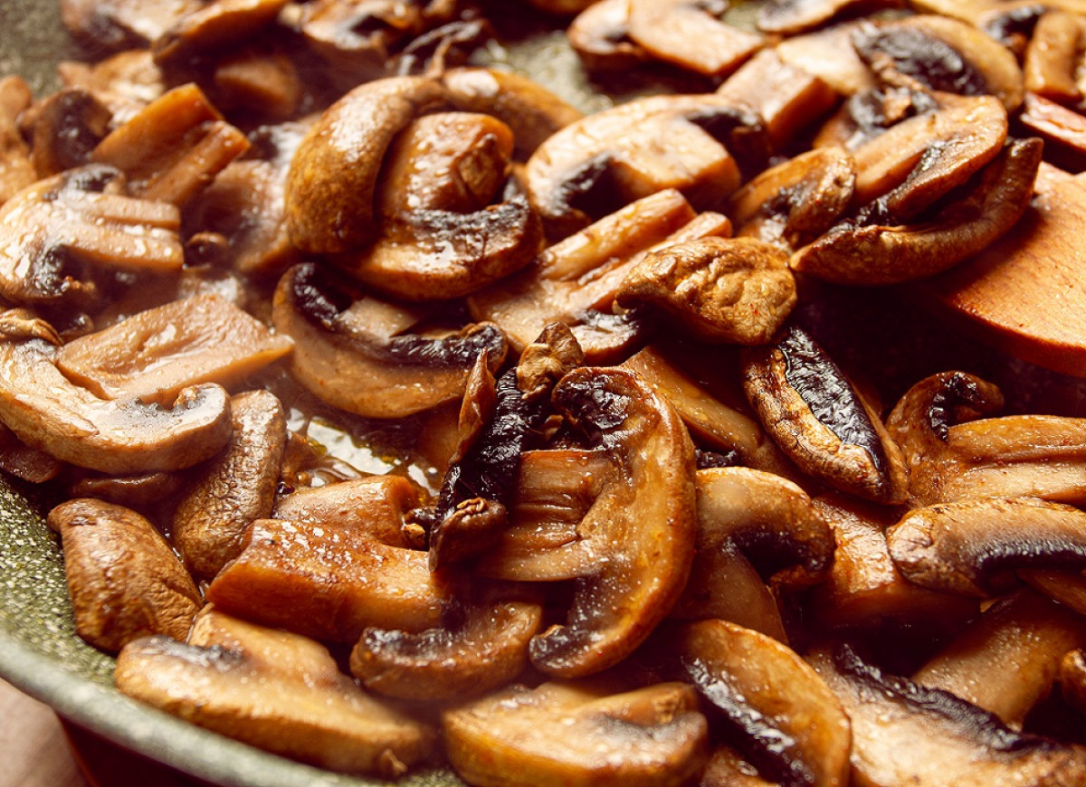 smażone pieczarki