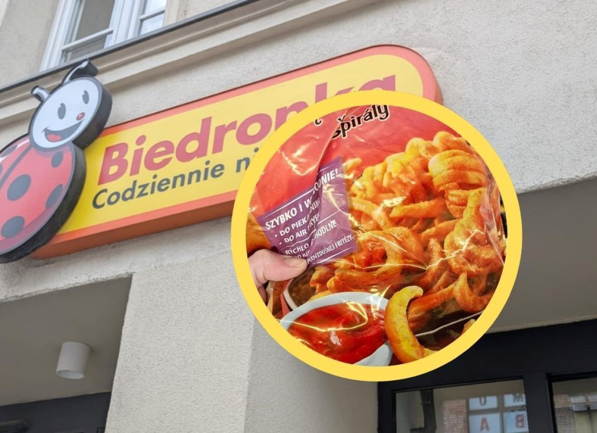 zakręcone frytki