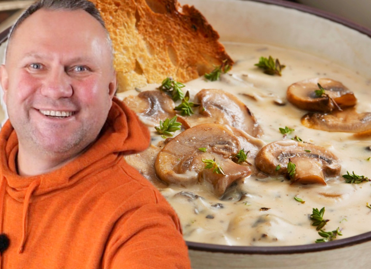 zupa pieczarkowa Strzelczyka