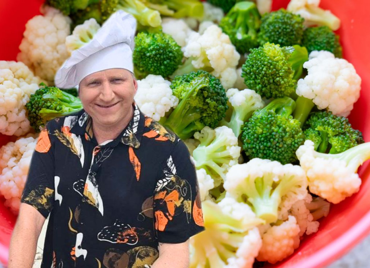 sałatka brokułowo-kalafiorowa Rączki