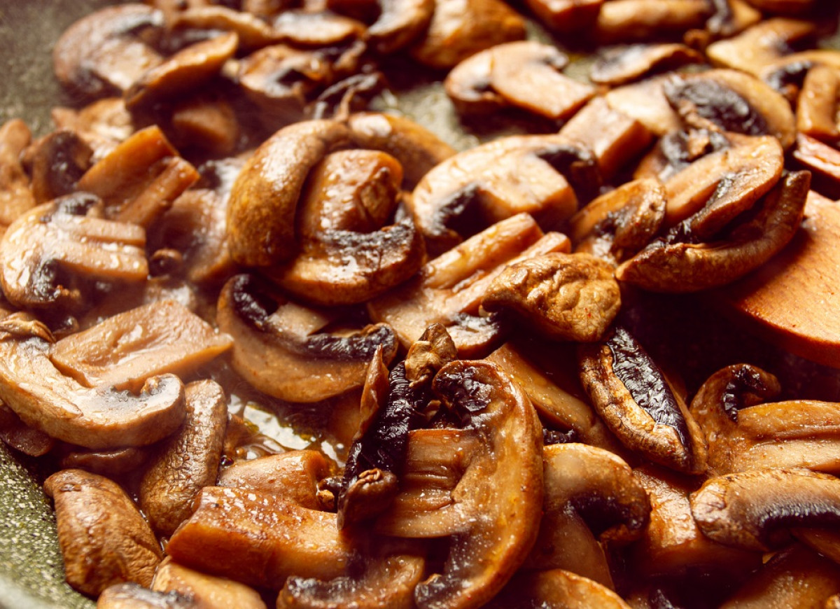 smażone pieczarki