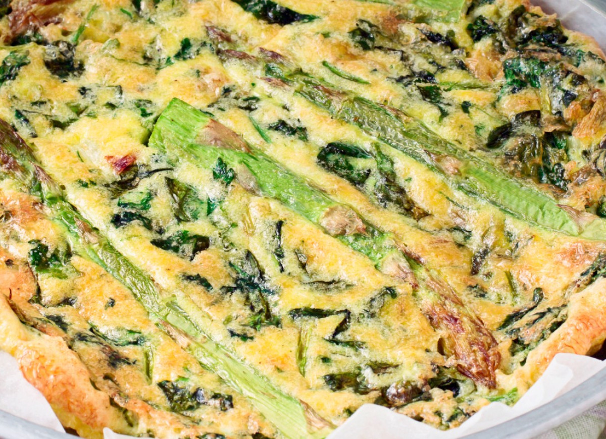 frittata ze szparagami