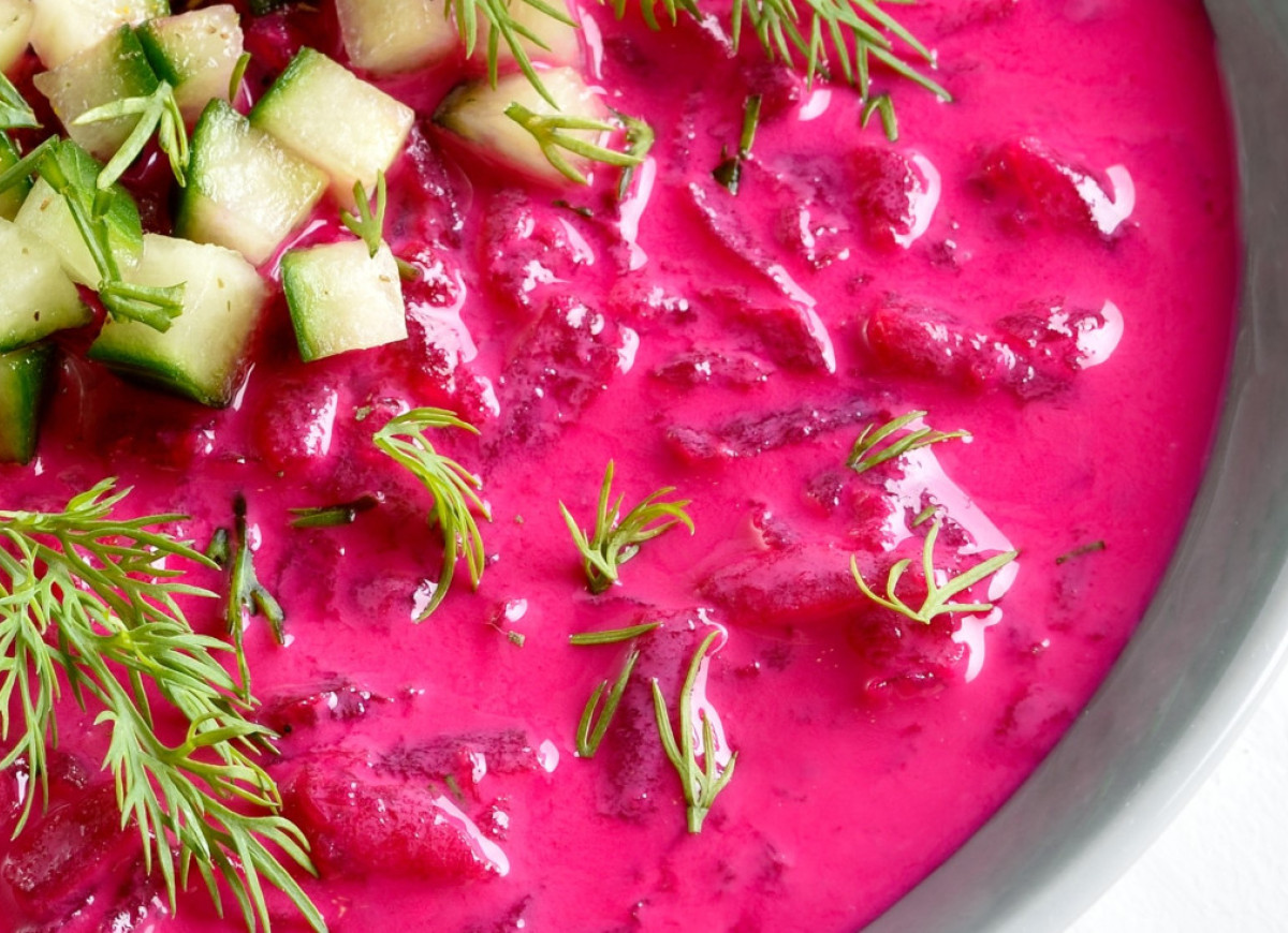 Pink soup
