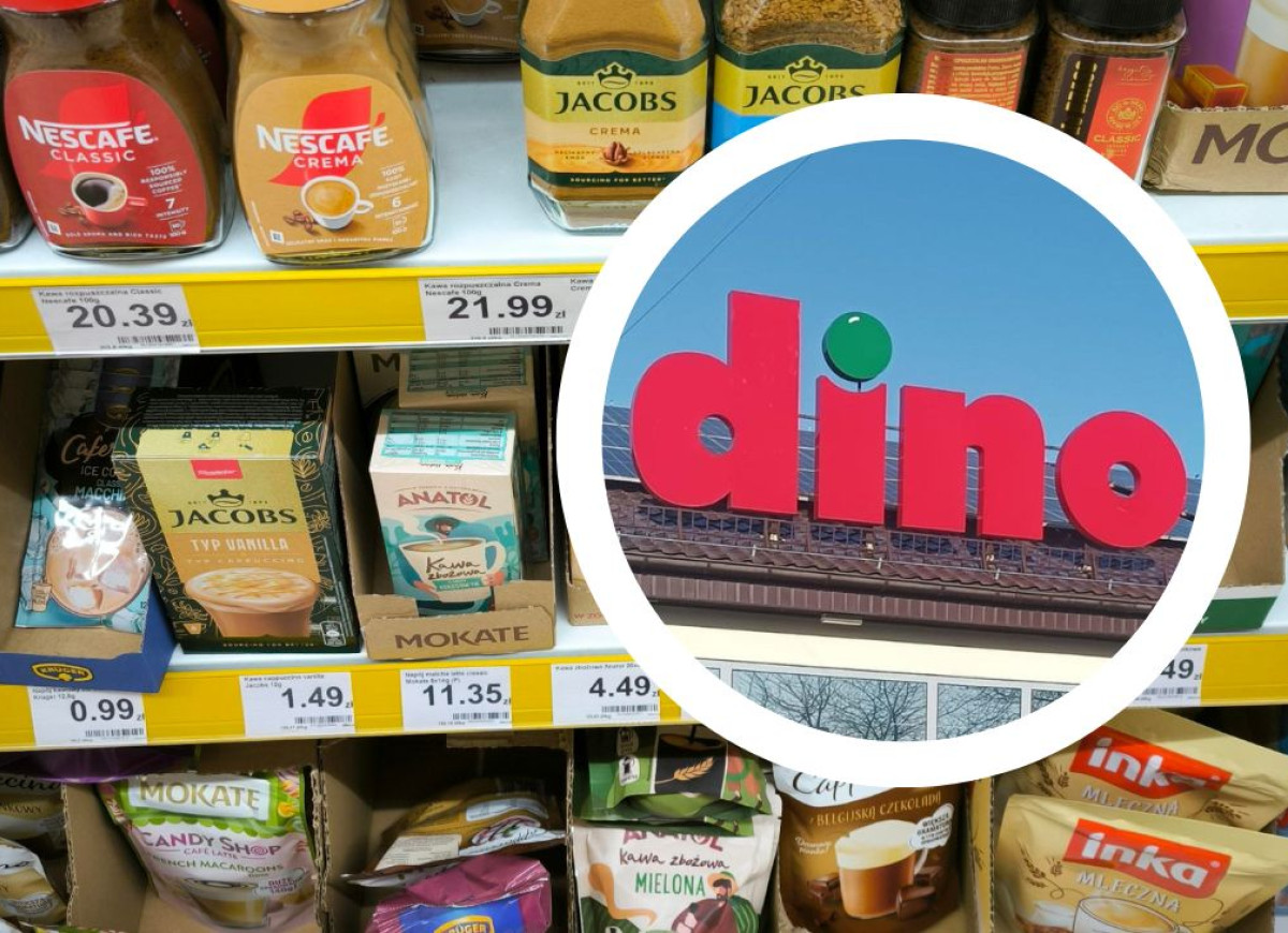 promocja na kawę w Dino - kawa ziarnista