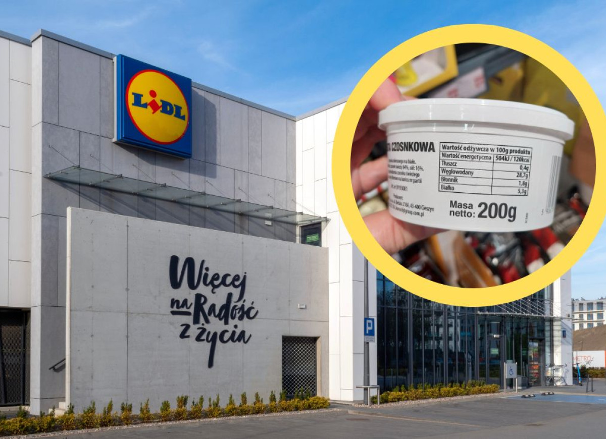 pasta czosnkowa z Lidla